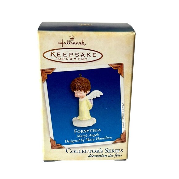 Hallmark - Mary's Angels - FORSYTHIA - 18th in Series from 2005 - New in Box - Picture 5 of 9